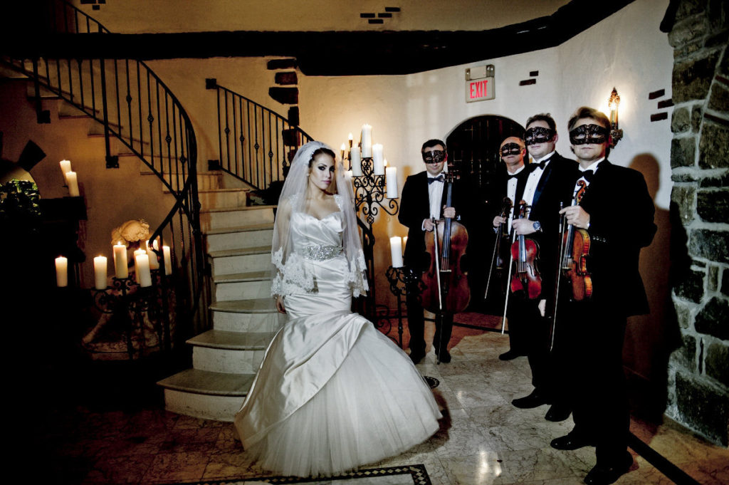 Bride With Musical Group