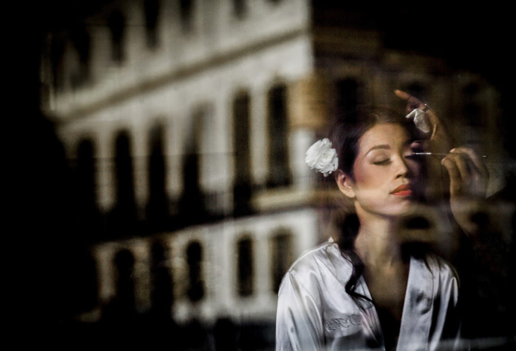 Bride Getting Ready